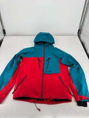 Oakley Gore-Tex Pro Snowboarding Jacket Size S Red Teal